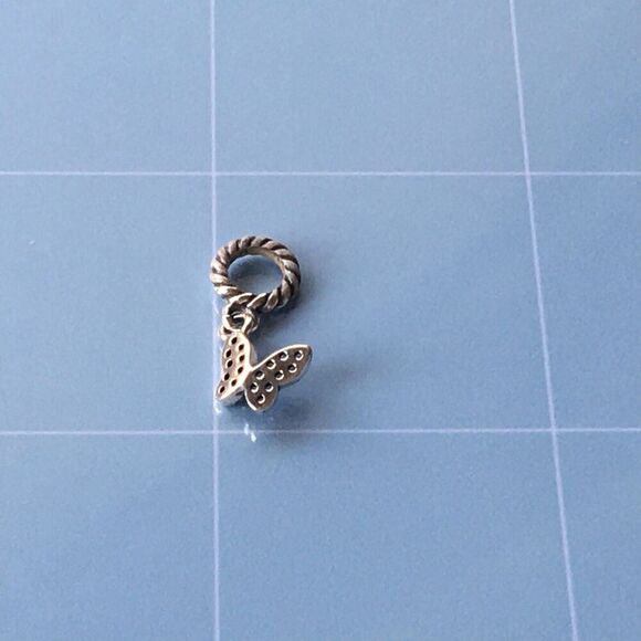 Sterling Silver Butterfly Charm Mini DIY Bracelet Bead Fits Pandora - Picture 12 of 16